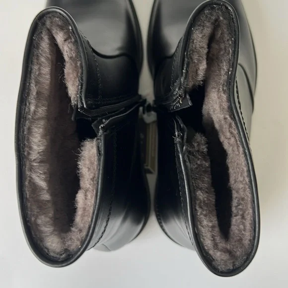 Fretz Men's Black Leather Boots NWT - 7 1/2 - Picture 13 of 14